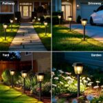 Solar Pathway Lights Outdoor 8 Pack Solar Lights Outdoor Waterproof with 3000K T... - Image 7
