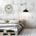 Cloudnola White Metal Station Wall Clock, Designer Clock, 18 inch Diameter, Mode... - Image 6