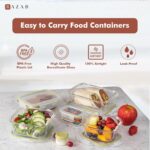 Razab 35 Pc Set Glass Food Storage Containers with Lids - Meal Prep Airtight Ben... - Image 6