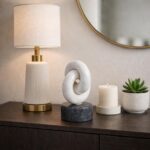 Decorative Marble Link Sculpture for Home or Living Room Decor - Stylish Bathroo... - Image 4