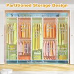 Ulif H50 Extra Large Clothes Rack, Heavy Duty Garment Rack, Freestanding Portabl... - Image 4