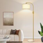 Nintiue Upgraded Modern Arc Dimmable Tall Standing Floor Lamp with Marble Base &... - Image 5