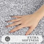 Pauwer Bathroom Rug Set 3 Piece, Non-Slip Absorbent Bath Mats, Microfiber Soft, ... - Image 4