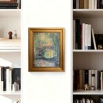 Gold Framed Wall Art Monet Floral Landscape Painting Picture Wall Decor Vintage ... - Image 3
