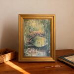 Gold Framed Wall Art Monet Floral Landscape Painting Picture Wall Decor Vintage ... - Image 7
