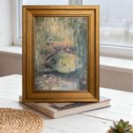 Gold Framed Wall Art Monet Floral Landscape Painting Picture Wall Decor Vintage ... - Image 8