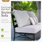 Sophia & William 6 Piece Patio Furniture Set, Half-Moon Curved Outdoor Sofa, Wic... - Image 4