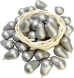 20 Mix Gold Silver Pear Garden Display Minimal Decoration, Glod - Image 6