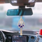 Mini Macrame Plant Hanger 2 Pack Boho Car Rear View Mirror Plant Charm 10.5'' Ha... - Image 5