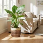 Ceramic Planter - 9.8 Inch Plant Pot for Indoor Outdoor Plants, Boho Ceramic Pla... - Image 5