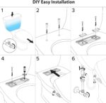 SmartBidet® SB-1200 Luxury Advanced Electric Smart Bidet Elongated White Toilet ... - Image 6