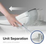 SmartBidet® SB-1200 Luxury Advanced Electric Smart Bidet Elongated White Toilet ... - Image 12
