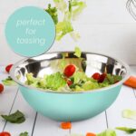WHYSKO Meal Prep Stainless Steel Mixing Bowls Set, Home, Refrigerator, and Kitch... - Image 4