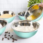 WHYSKO Meal Prep Stainless Steel Mixing Bowls Set, Home, Refrigerator, and Kitch... - Image 6