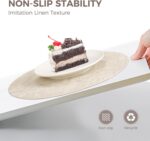 13" Round Placemats Set of 12, Reversible Faux Leather Heat Resistant Table Mats... - Image 5