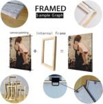 KQZVCU Golden Black Abstract Picture Line Canvas Poster Marble Luxury Paintings ... - Image 7