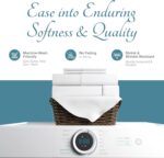 Carressa Linen 100% Egyptian Cotton Sheets California King Sheet Set - Luxury 10... - Image 8