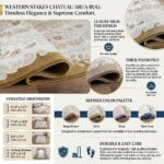 Strata Luxury Thick Pile Area Rug High End Modern Abstract Marbled Polyester Car... - Image 5