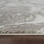 Strata Luxury Thick Pile Area Rug High End Modern Abstract Marbled Polyester Car... - Image 9