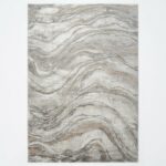 Strata Luxury Thick Pile Area Rug High End Modern Abstract Marbled Polyester Car... - Image 10