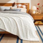 Bedsure White Cozy Throw Blanket for Couch - GentleSoft Fluffy Waffle Blanket fo... - Image 9