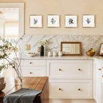 ArtbyHannah Gold Framed Kitchen Wall Art, 10x10 Inch Botanical Prints, Easy No-T... - Image 3
