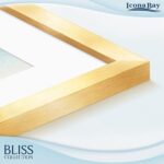 Icona Bay - 8x10 Gold Picture Frame with Removable Mat for 5x7 Photo - Modern St... - Image 5