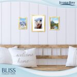 Icona Bay - 8x10 Gold Picture Frame with Removable Mat for 5x7 Photo - Modern St... - Image 6