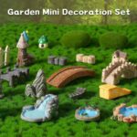 22 Pcs Mini Fairy Garden Accessories - Multicolor Resin, Plastic, Stone - Miniat... - Image 5