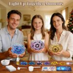 DIY Turkish Mosaic Lamp Kit, Stained Glass Table Lamp Making Kit- Easy and Fun, ... - Image 4
