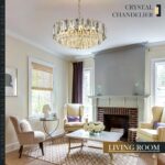 23.6" Modern Crystal Chandelier with Grey Crystal Gold 3-Tier Luxury Pendant Lig... - Image 4