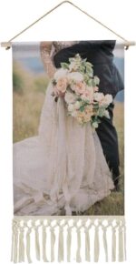 GUANGSHACORA Custom Cotton and Linen Hanging Wall Art Poster with Picture Text P... - Image 10