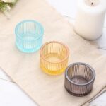PATIKIL 2 Pcs Tealight Candle Holder, Tea Lights Candle Holder Glass Votive Cand... - Image 5