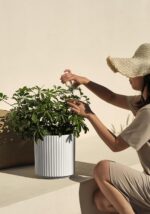 Veradek Demi Series Round Planter for Porch, Patio, Backyard | Durable Plastic-C... - Image 5