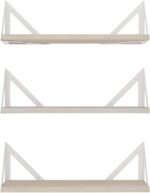 Wallniture Minori Floating Shelves for Wall Storage, Floating Bookshelf Set of 3... - Image 10