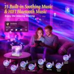 Northern Lights Projector White Noise Sound Machine for Sleep, 18-Color 15 White... - Image 3