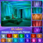 Northern Lights Projector White Noise Sound Machine for Sleep, 18-Color 15 White... - Image 4