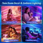 Northern Lights Projector White Noise Sound Machine for Sleep, 18-Color 15 White... - Image 7