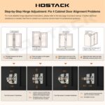 HOSTACK 71" Tall Pantry Cabinet with Charging Station, 55" Wide Kitchen Pantry S... - Image 8