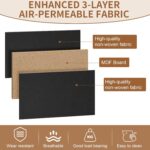 SHAWKEN Fabric Dresser with One-Piece Steel Frame,5 Drawer Dresser for Closet Or... - Image 6