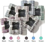 Royal Luxe Micromink Sherpa Throw Blanket for Couch, Fluffy Plush Reversible Thr... - Image 5