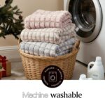 Royal Luxe Micromink Sherpa Throw Blanket for Couch, Fluffy Plush Reversible Thr... - Image 8