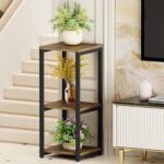 Plant Stand Indoor Corner Tall 3 Tier Metal Modern Flower Storage Plant Shelf Ho... - Image 4