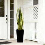 G&A love SK 3.8FT Artificial Snake Plant with Tall Planter, 24 PVC Lifelike Leav... - Image 7