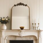 USHOWER Gold Anthropologie Vintage Mirrors for Wall, 24" x 36" Antique Baroque S... - Image 5