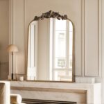 USHOWER Gold Anthropologie Vintage Mirrors for Wall, 24" x 36" Antique Baroque S... - Image 9