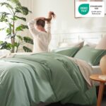 Litanika King Size Comforter Set, 3 Pieces Lightweight Solid Comforter King Size... - Image 5