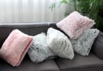 Uhomy 2 Packs Fluffy Accent Pillows Cover 20"x20", Soft Brown Ombre Artificial F... - Image 7