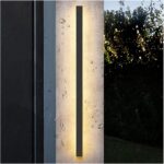 Simple Outdoor Waterproof LED Strip Wall Light Background Wall Light Garden Vill... - Image 5