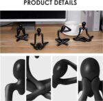 LUWOO 4 Pack Plastic Thinker Statue Decor, Abstract Style Sculptures Decoration,... - Image 6